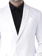 Men's Pure Cotton Linen Jacket White SkinOutfit